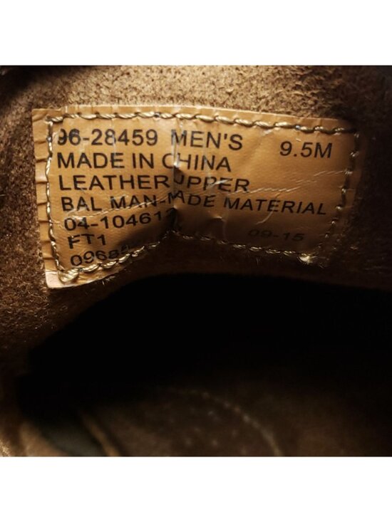 Chaps Mens Size 9.5 Brown Leather Lace-Up Chukka Boots